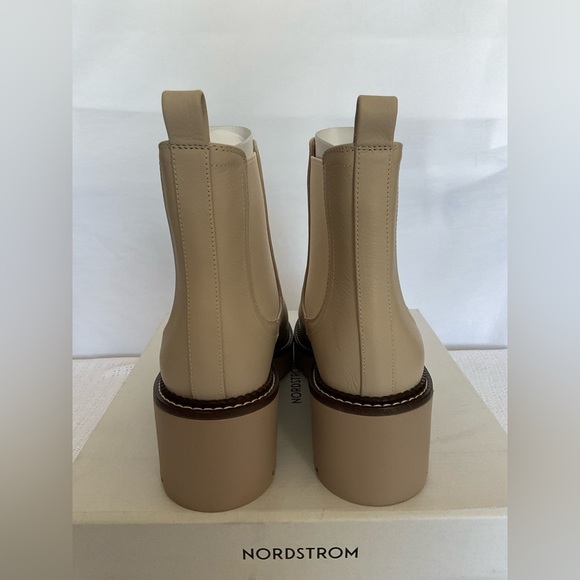 Nordstrom Tan Chunky Ankle Booties - Picture 9 of 9